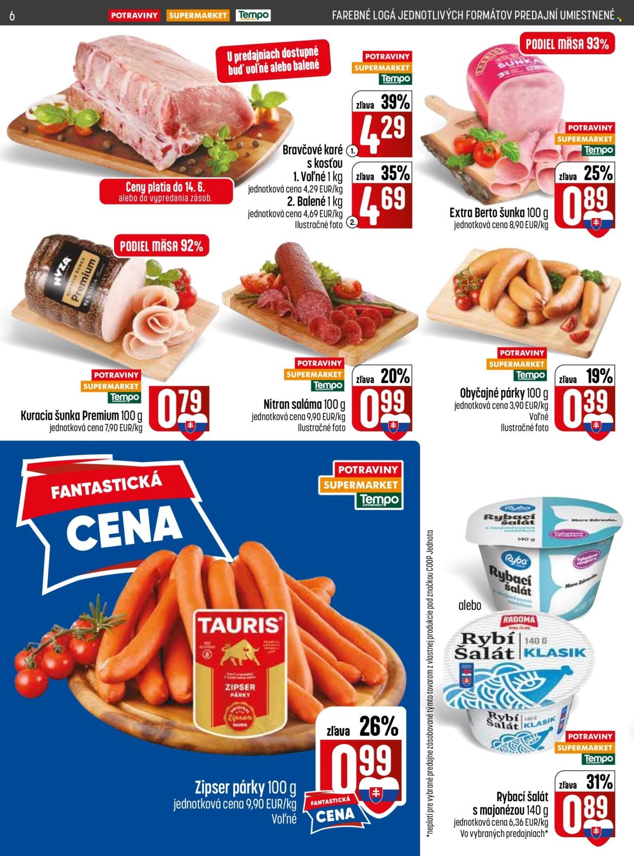 COOP JEDNOTA leták - Od štvrtka 11.6.2026