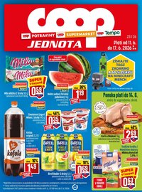 COOP JEDNOTA leták - Od štvrtka 11.6.2026