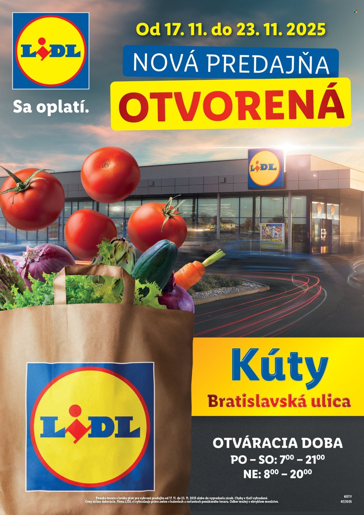 LIDL leták - Od pondelka 17.11.2025 (2025-11-17 - 2025-11-23) | 1