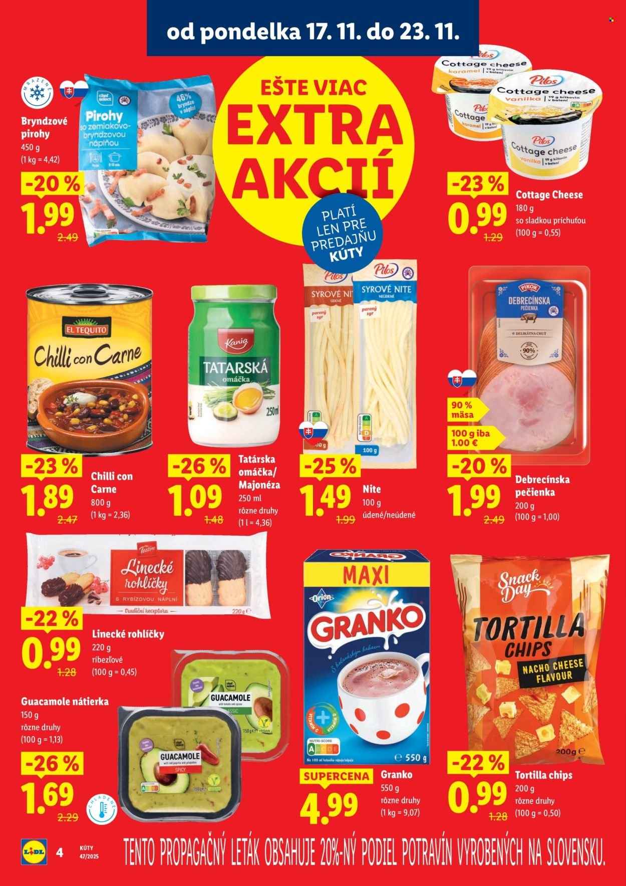 LIDL leták - Od pondelka 17.11.2025 (2025-11-17 - 2025-11-23) | 4