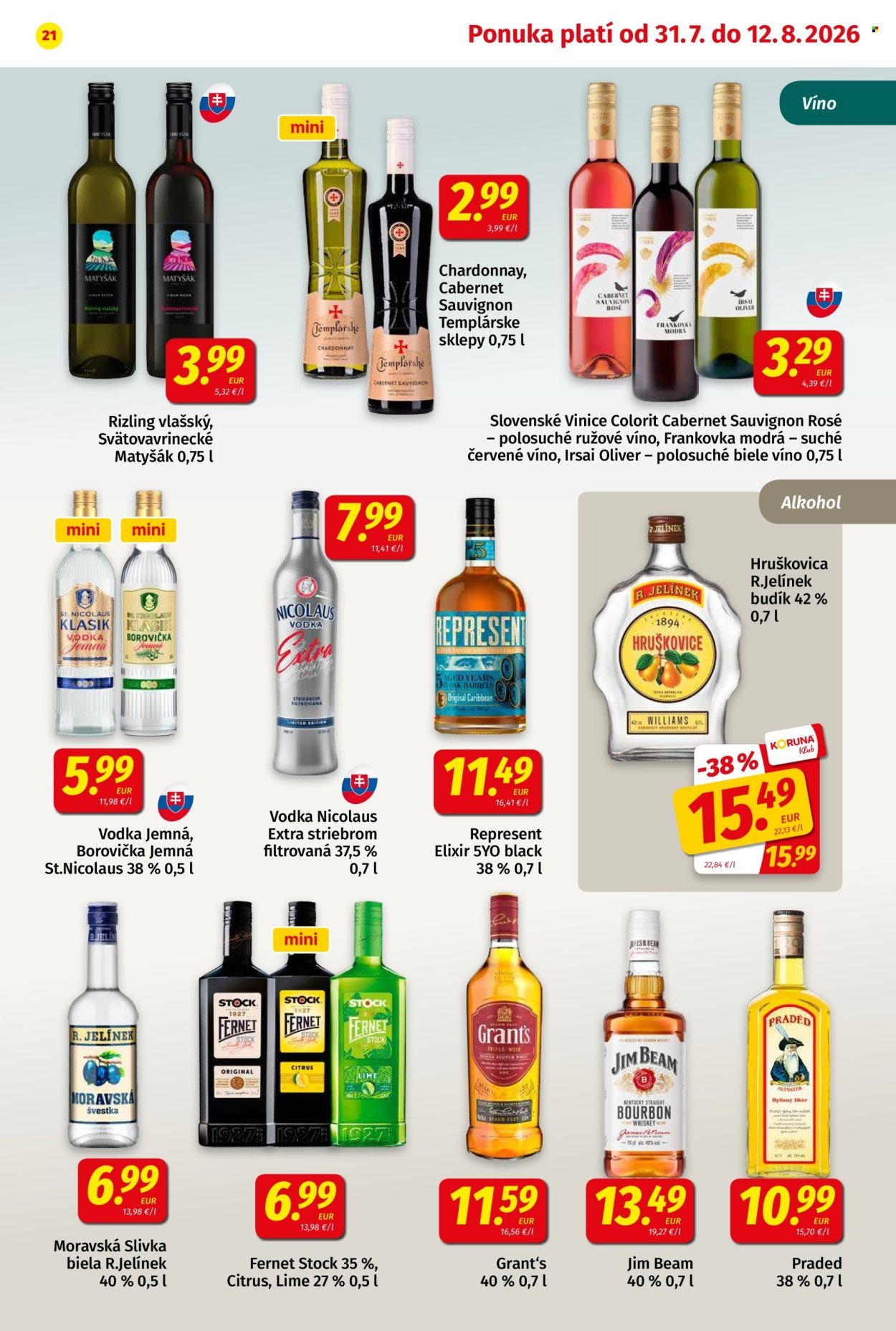 POTRAVINY KORUNA leták - Od piatka 31.7.2026