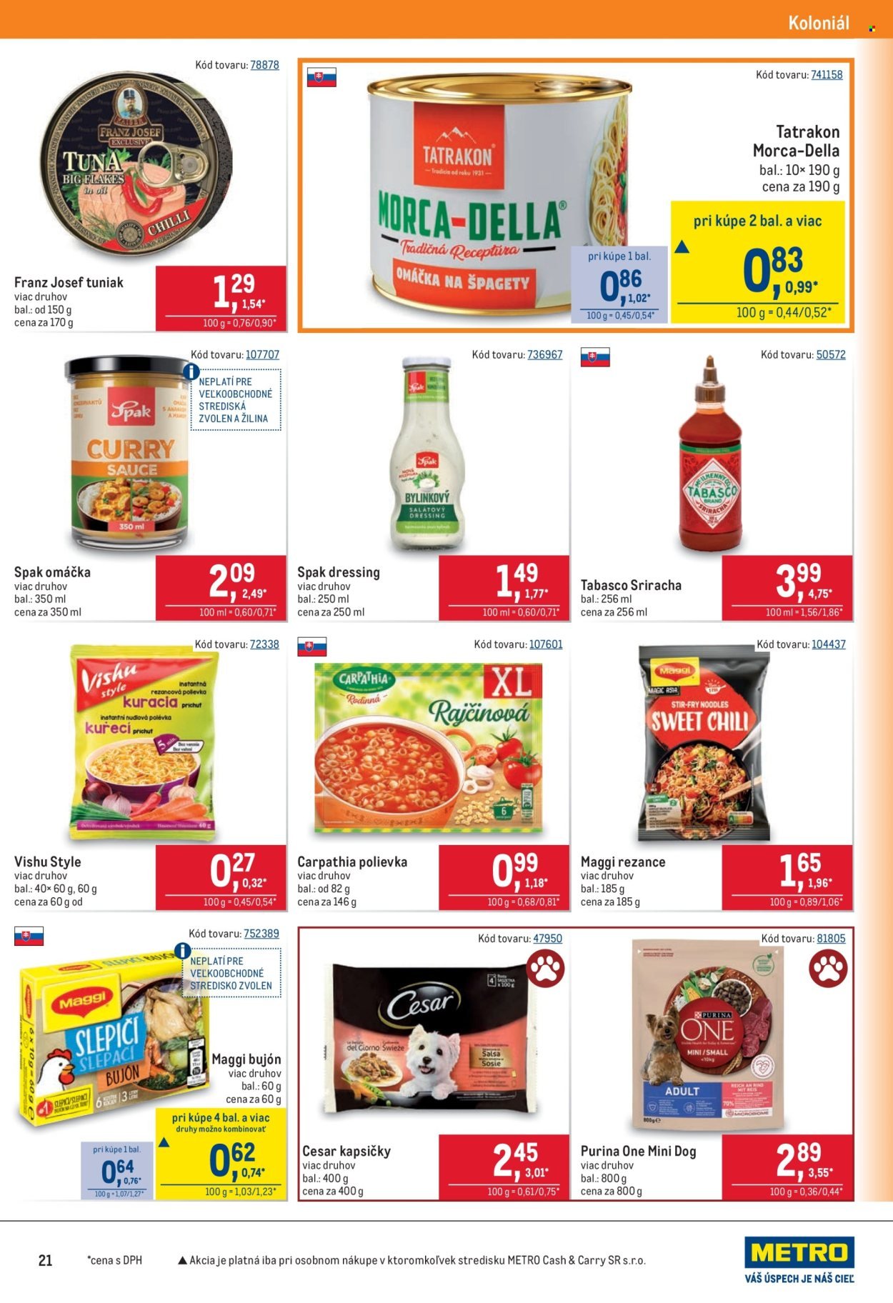 METRO leták - Maloobchod (2026-04-08 - 2026-04-21) | 21