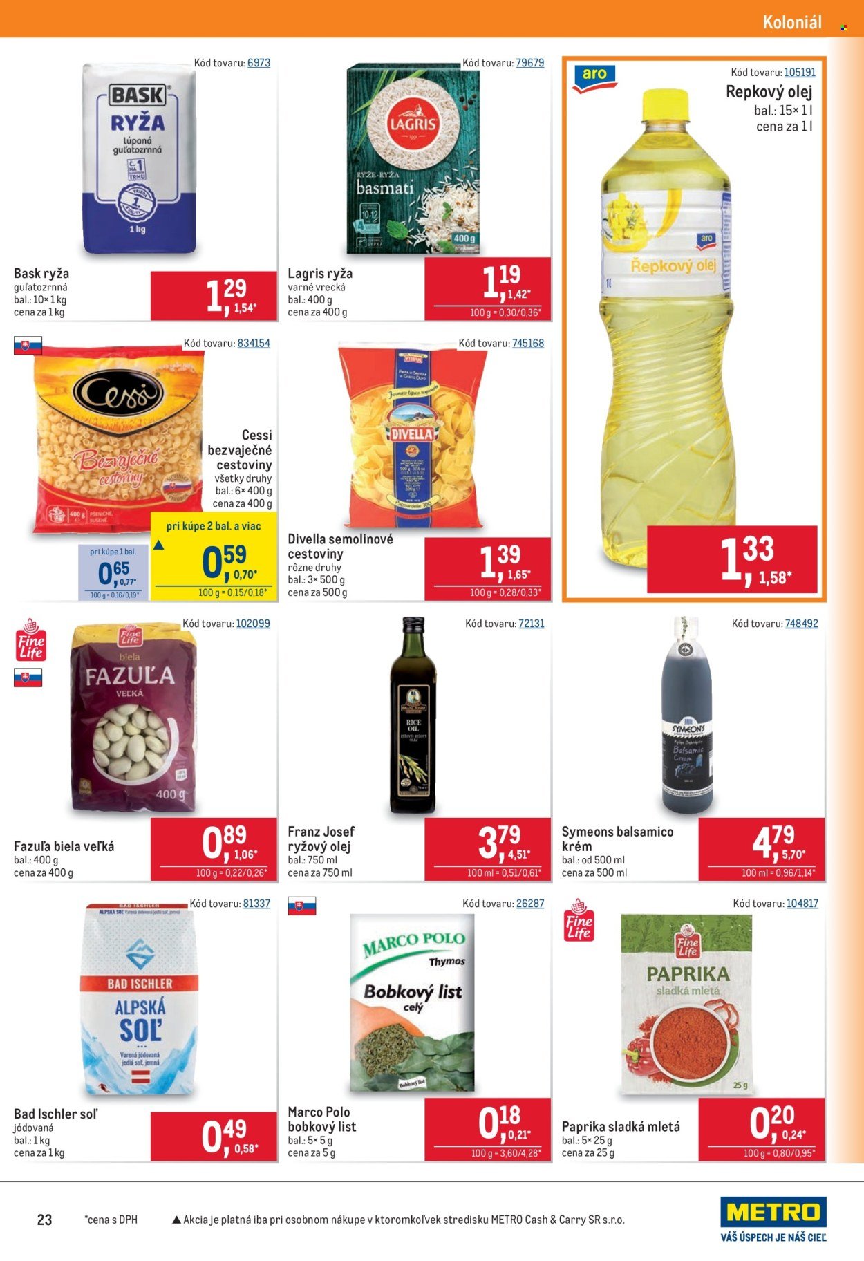 METRO leták - Maloobchod (2026-04-08 - 2026-04-21) | 23
