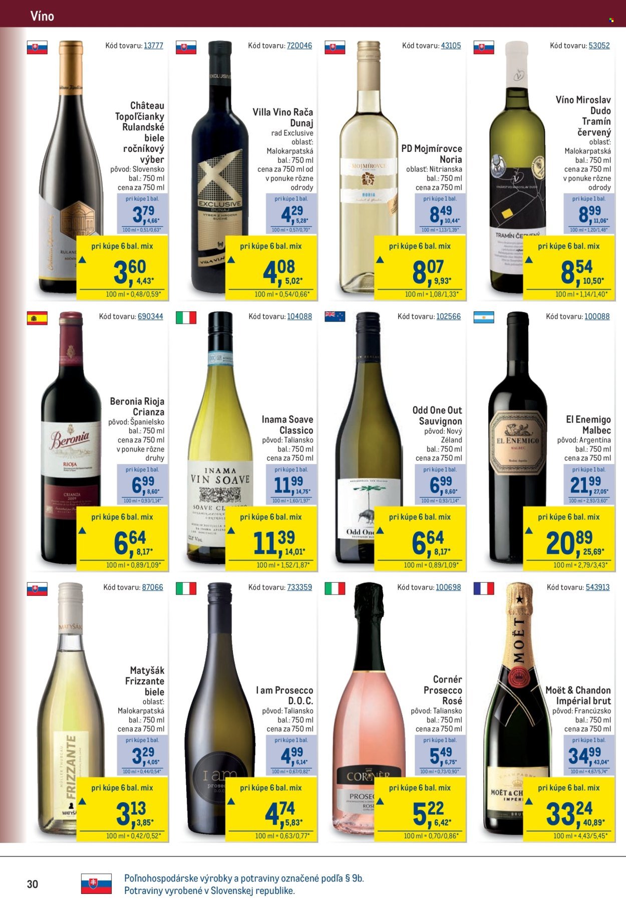 METRO leták - Maloobchod (2026-04-08 - 2026-04-21) | 30