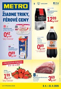 METRO leták - Maloobchod (2026-04-08 - 2026-04-21)