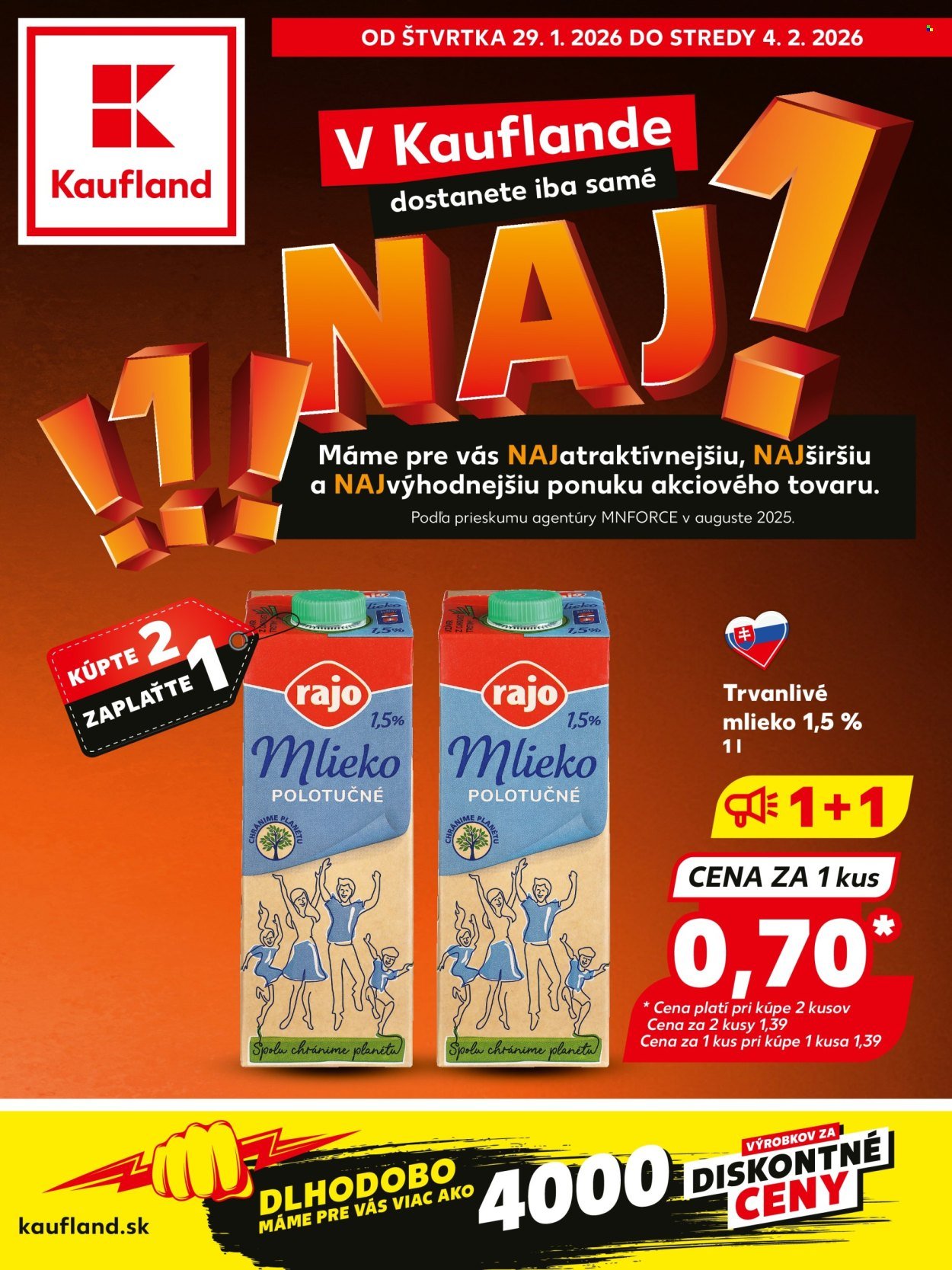 KAUFLAND leták - NAJ! (2026-01-29 - 2026-02-04) | 1