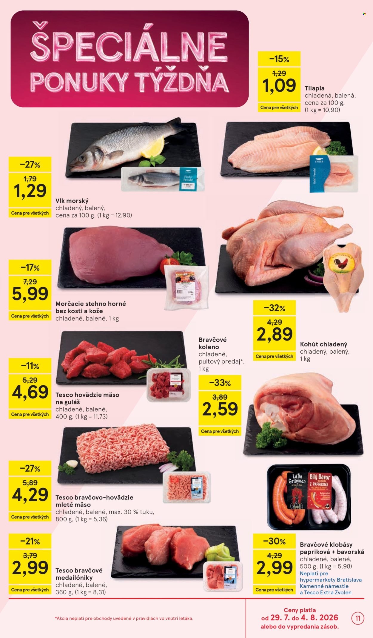 TESCO leták - Od stredy 29.7.2026