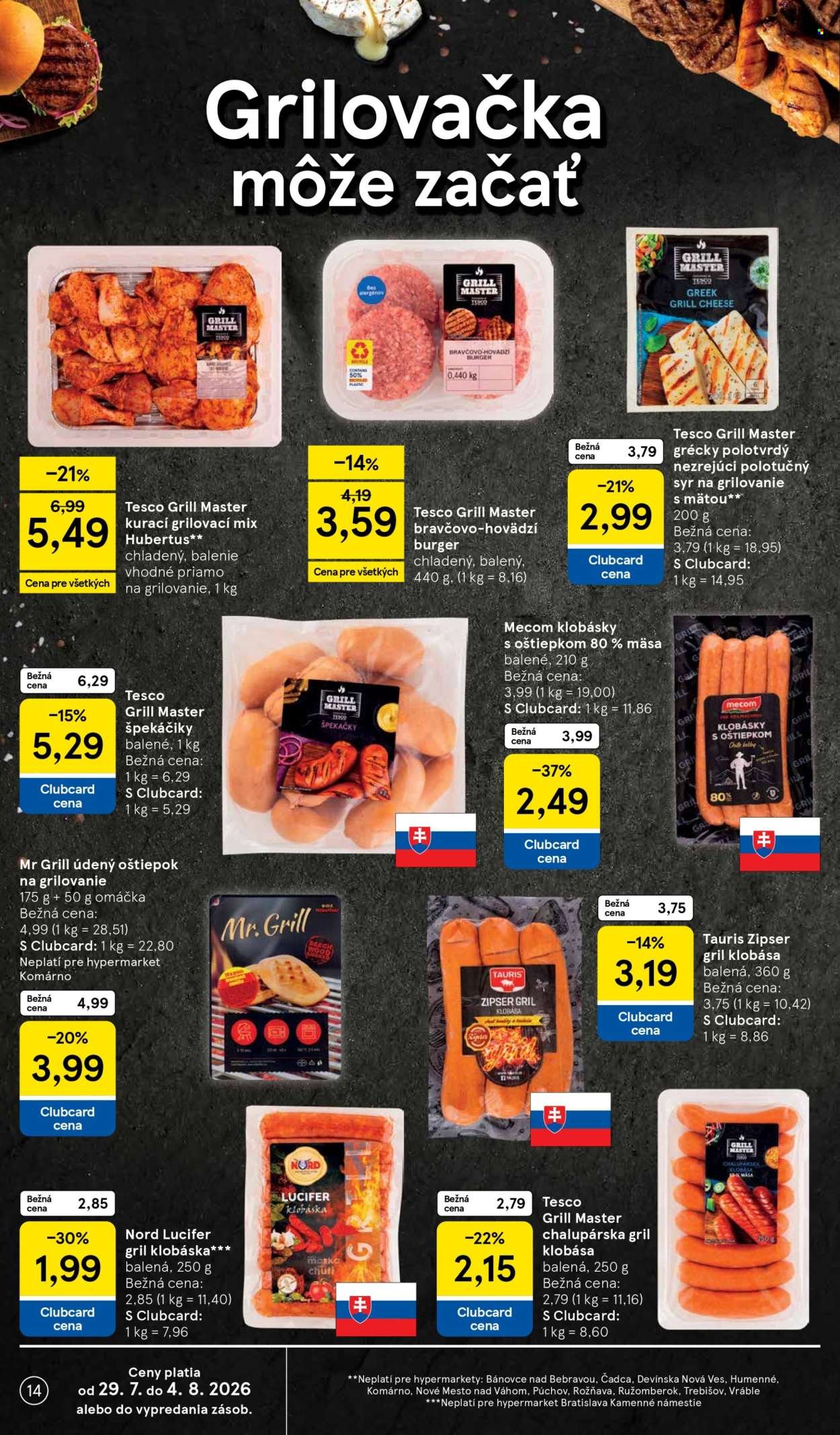 TESCO leták - Od stredy 29.7.2026