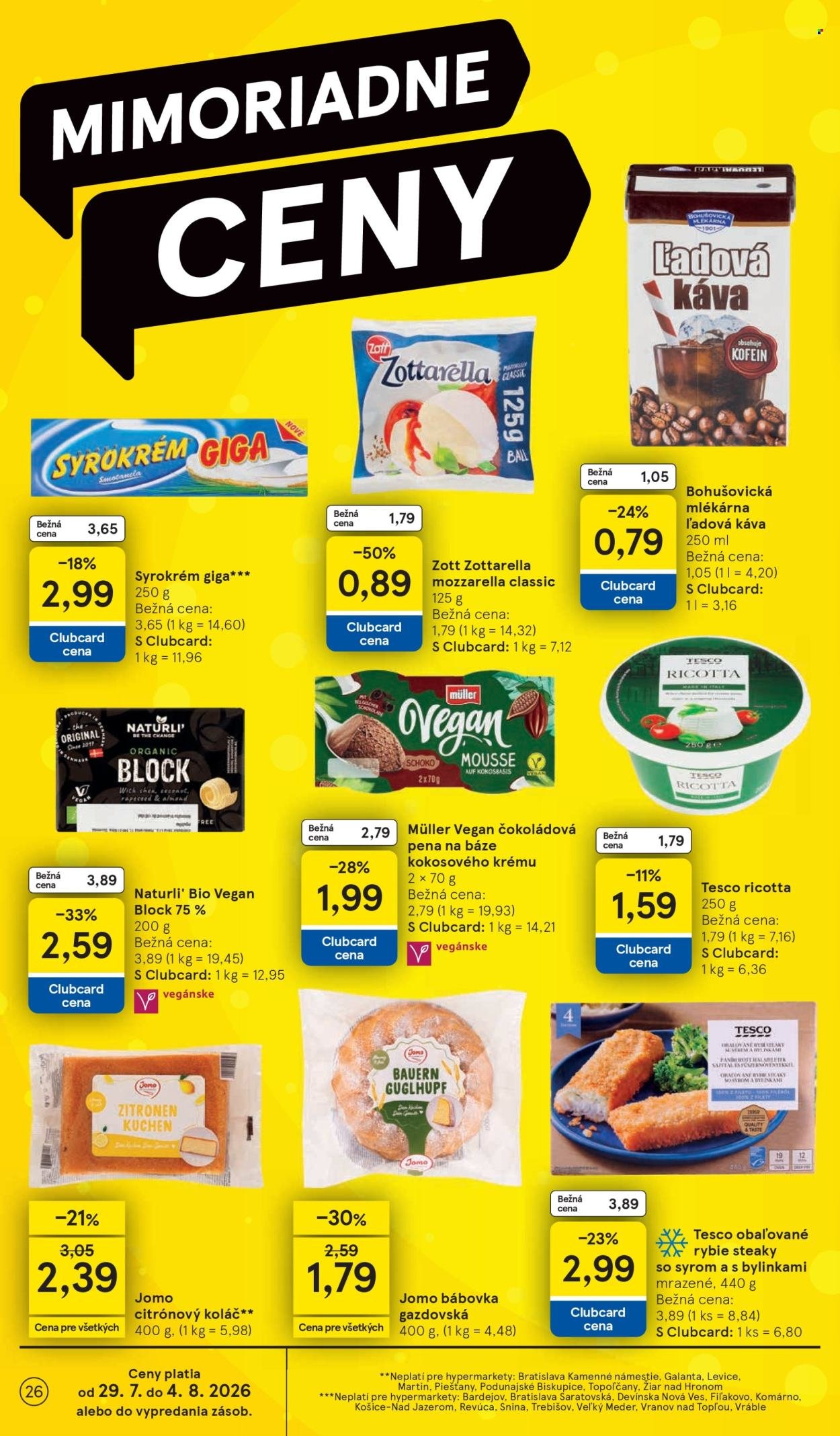 TESCO leták - Od stredy 29.7.2026