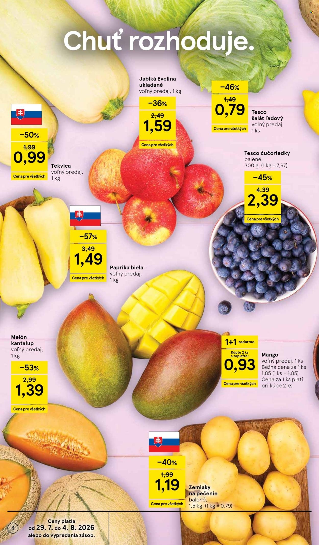 TESCO leták - Od stredy 29.7.2026