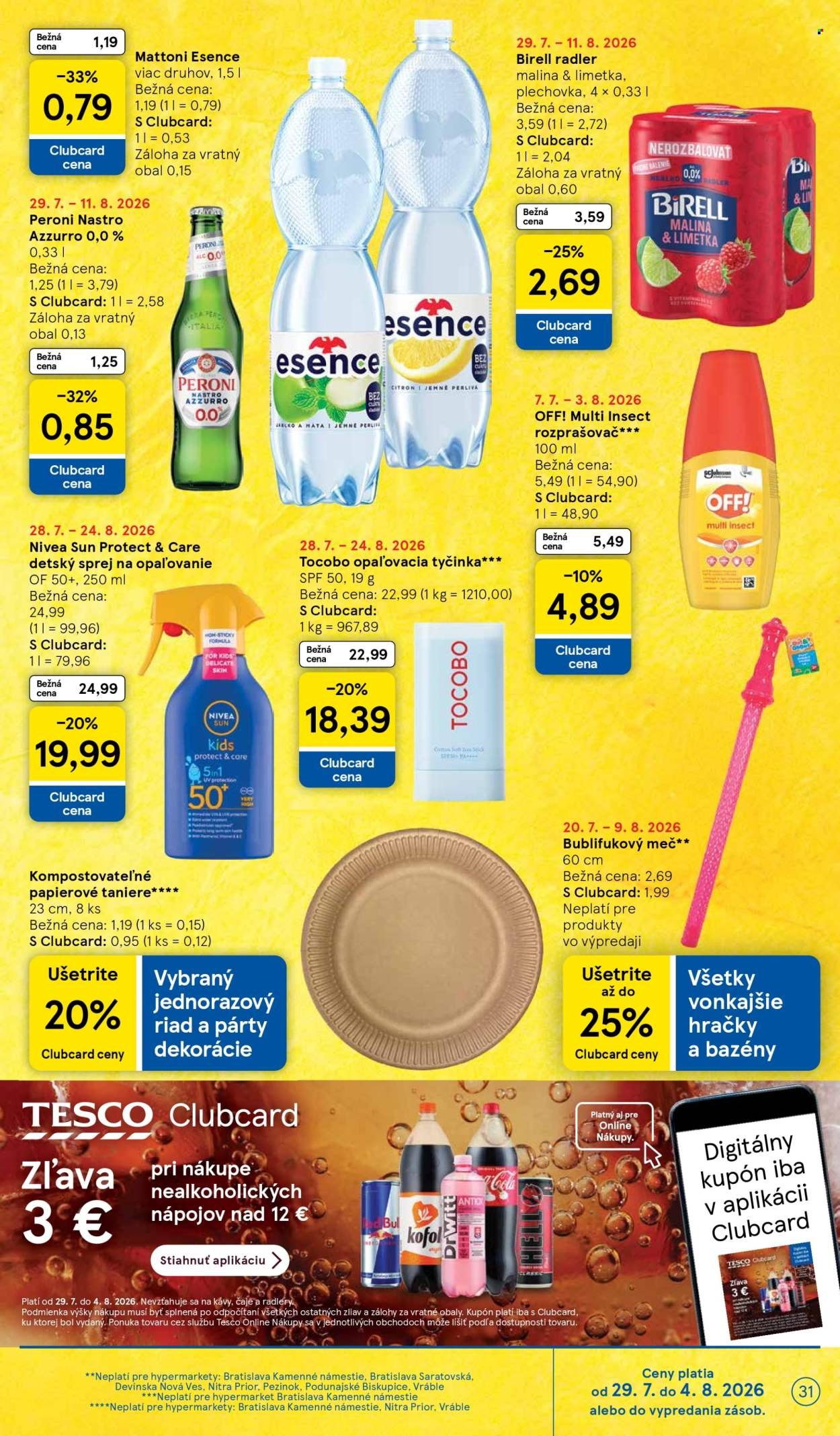 TESCO leták - Od stredy 29.7.2026
