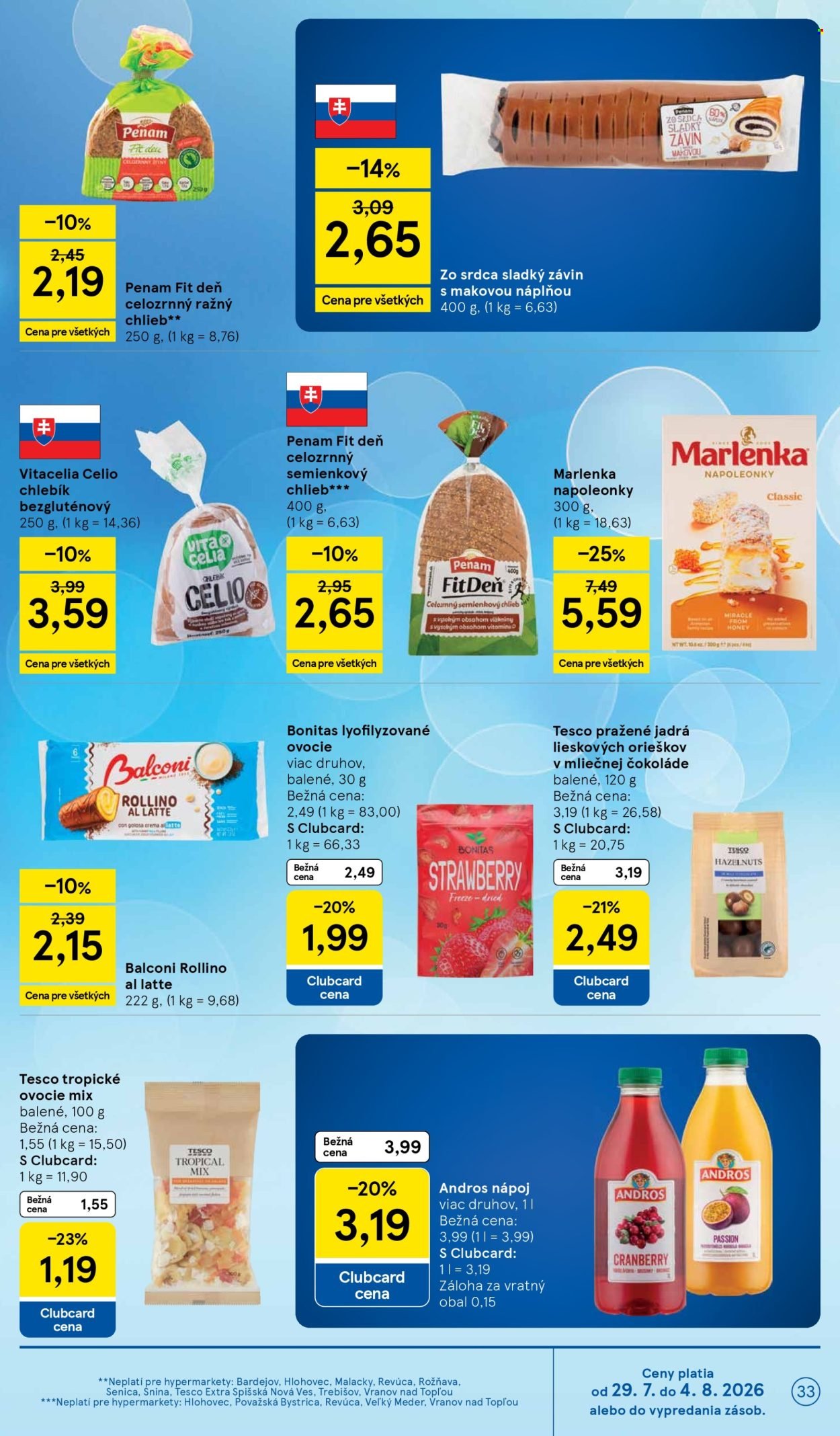 TESCO leták - Od stredy 29.7.2026