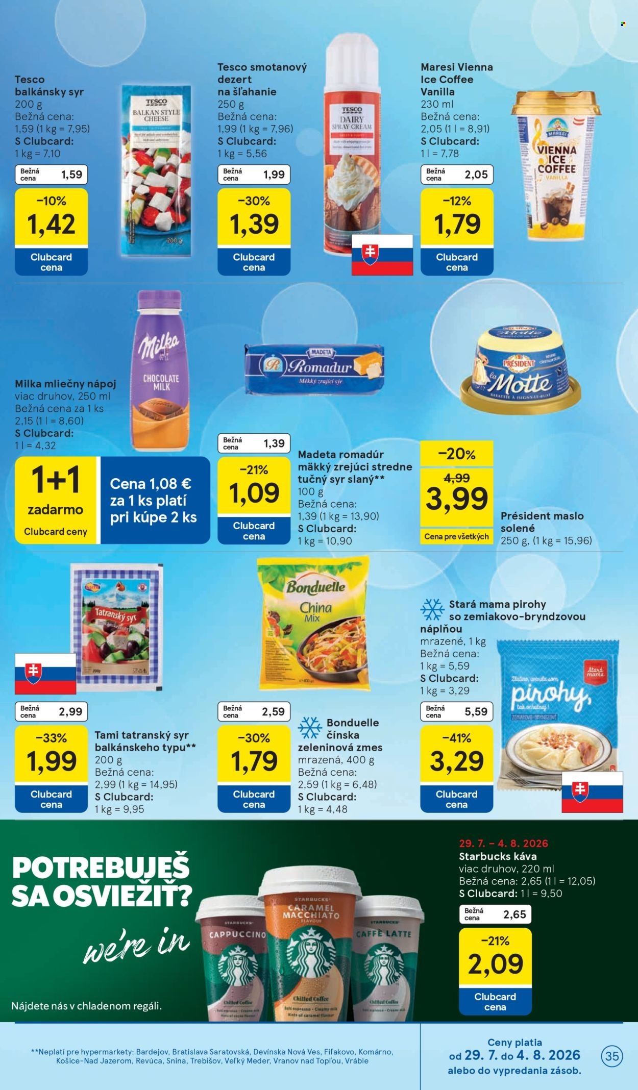 TESCO leták - Od stredy 29.7.2026