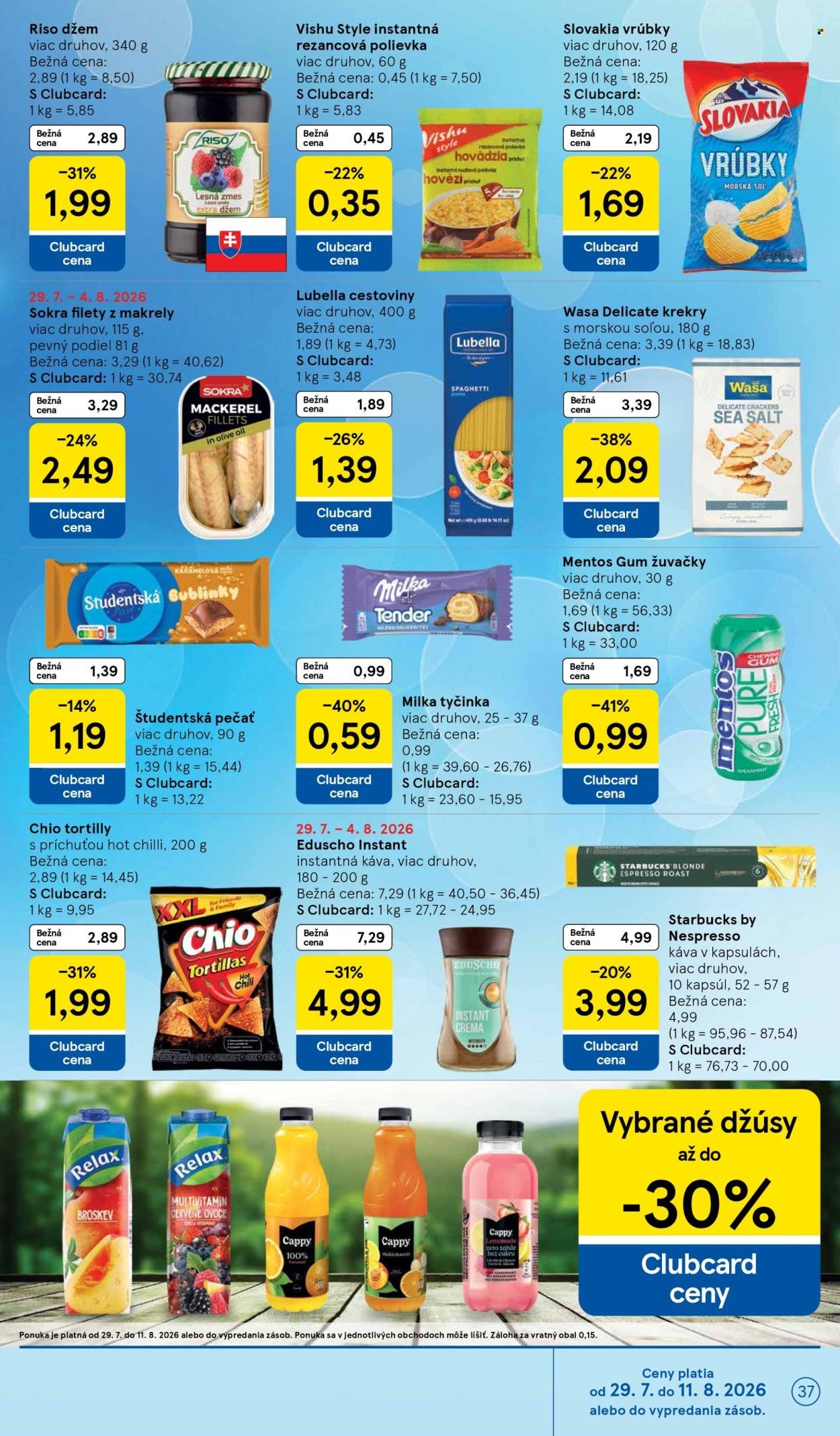 TESCO leták - Od stredy 29.7.2026
