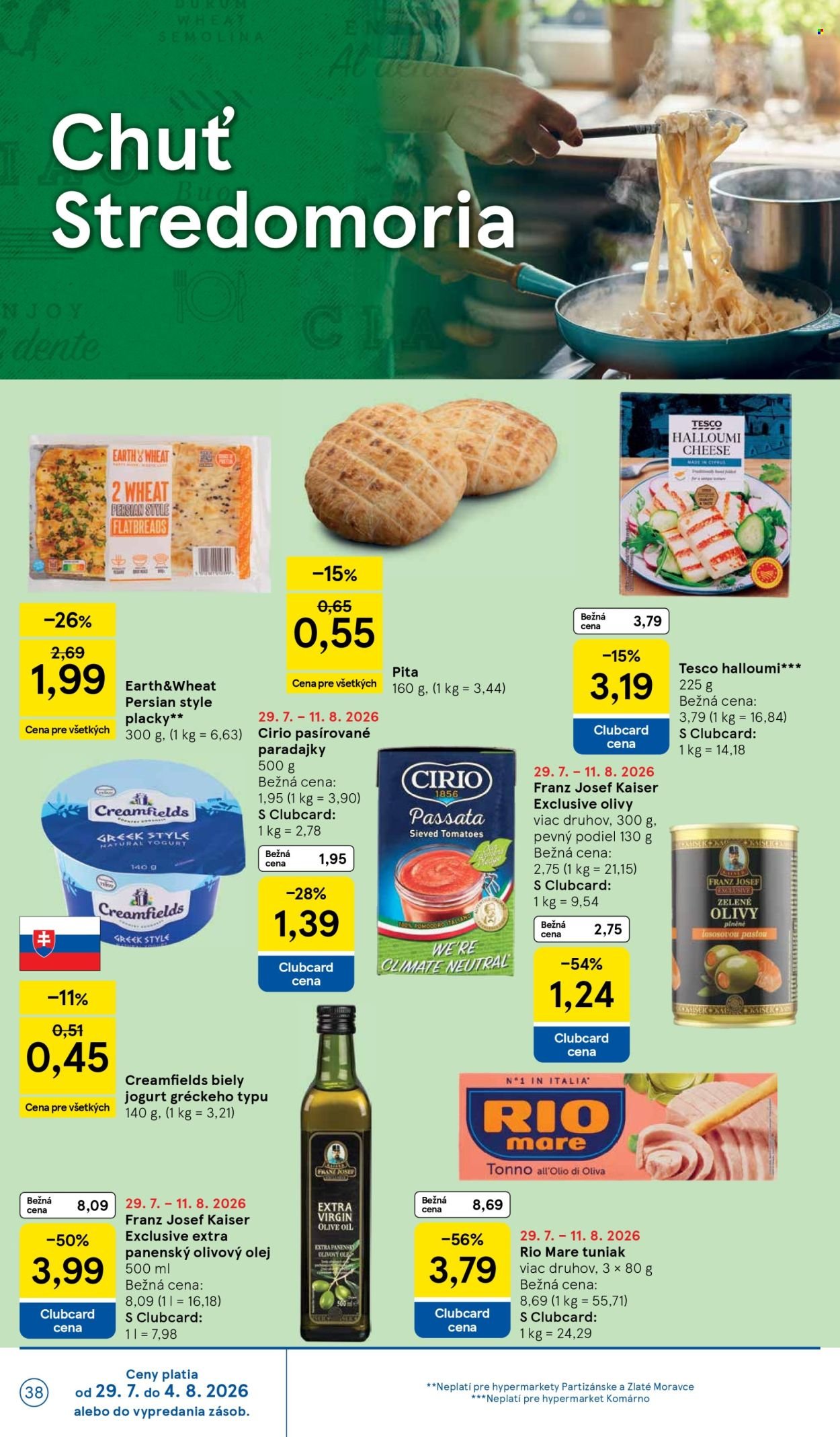 TESCO leták - Od stredy 29.7.2026