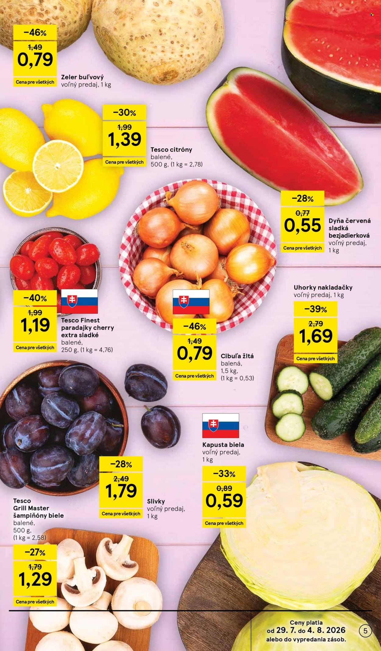 TESCO leták - Od stredy 29.7.2026