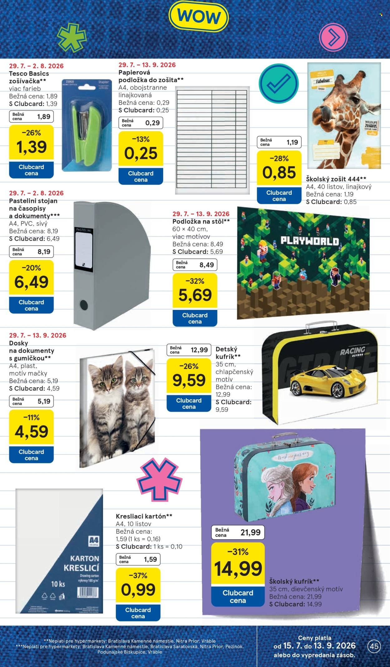 TESCO leták - Od stredy 29.7.2026