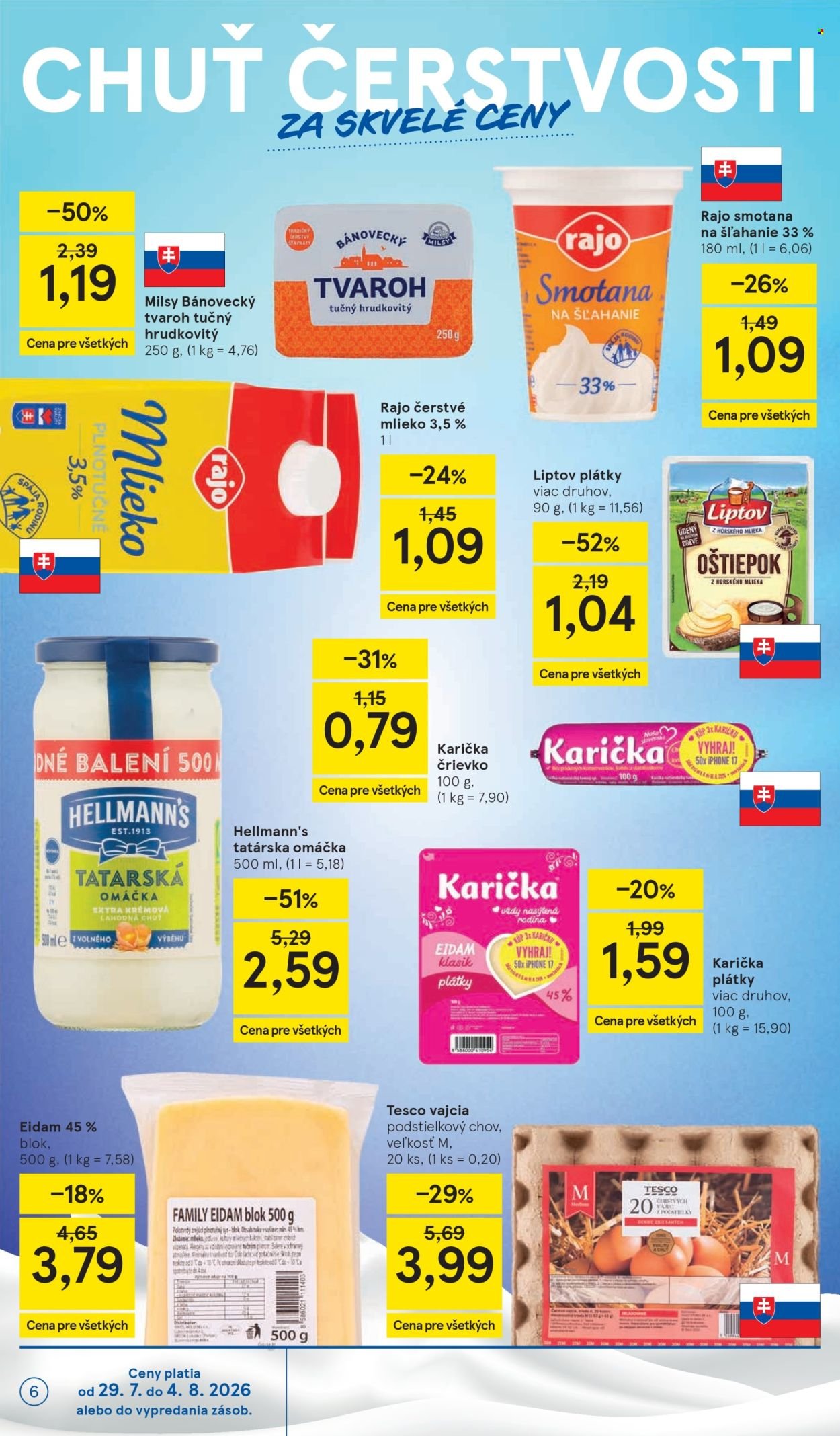 TESCO leták - Od stredy 29.7.2026