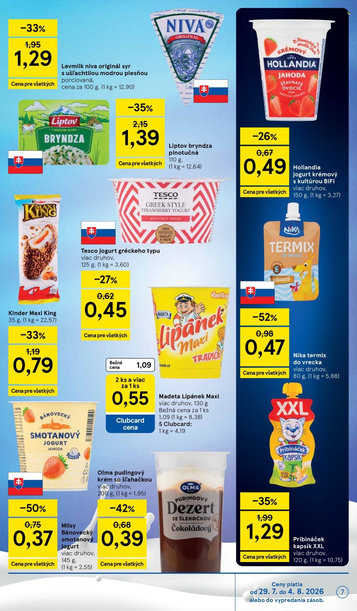 TESCO leták - Od stredy 29.7.2026