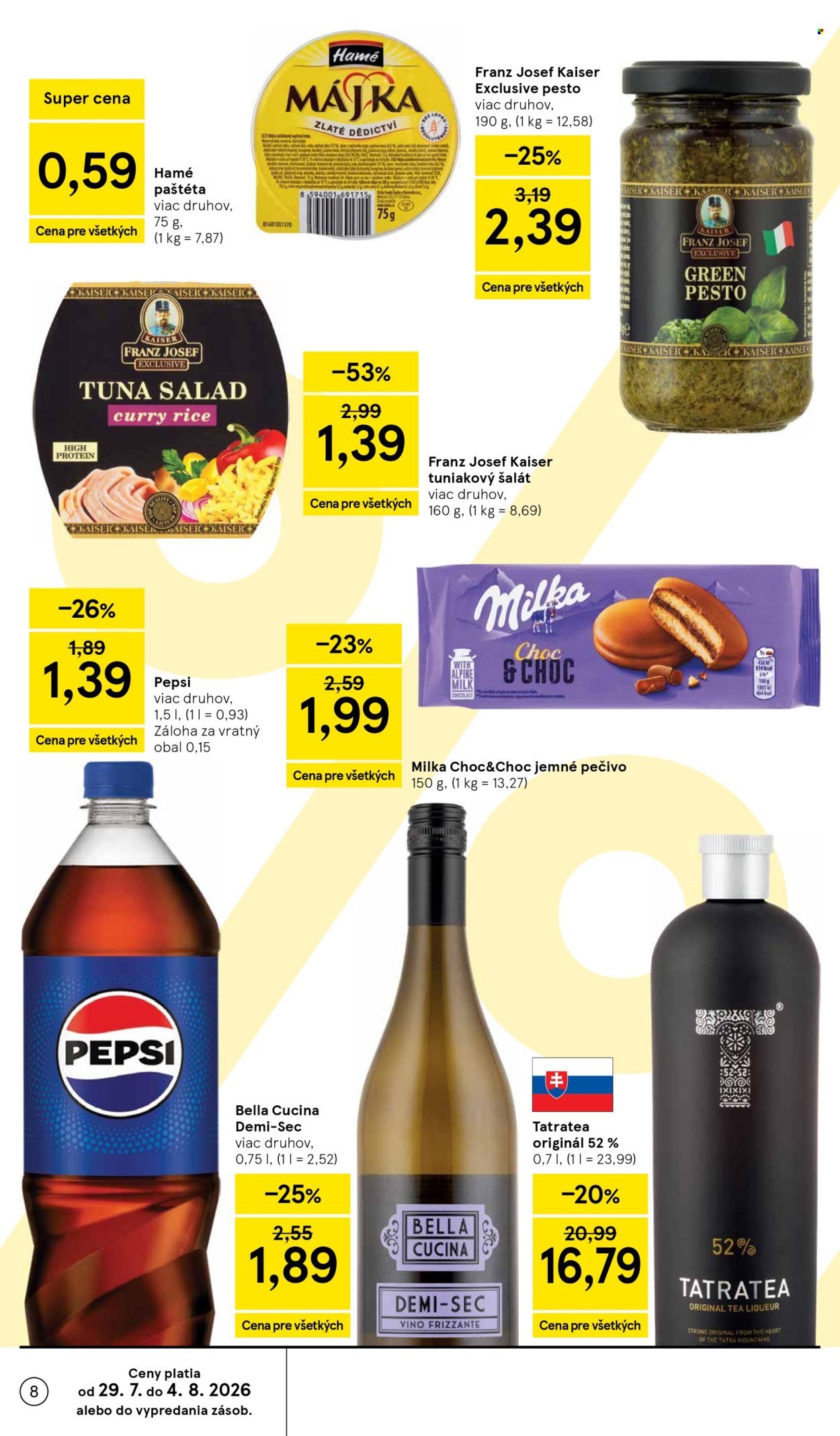 TESCO leták - Od stredy 29.7.2026