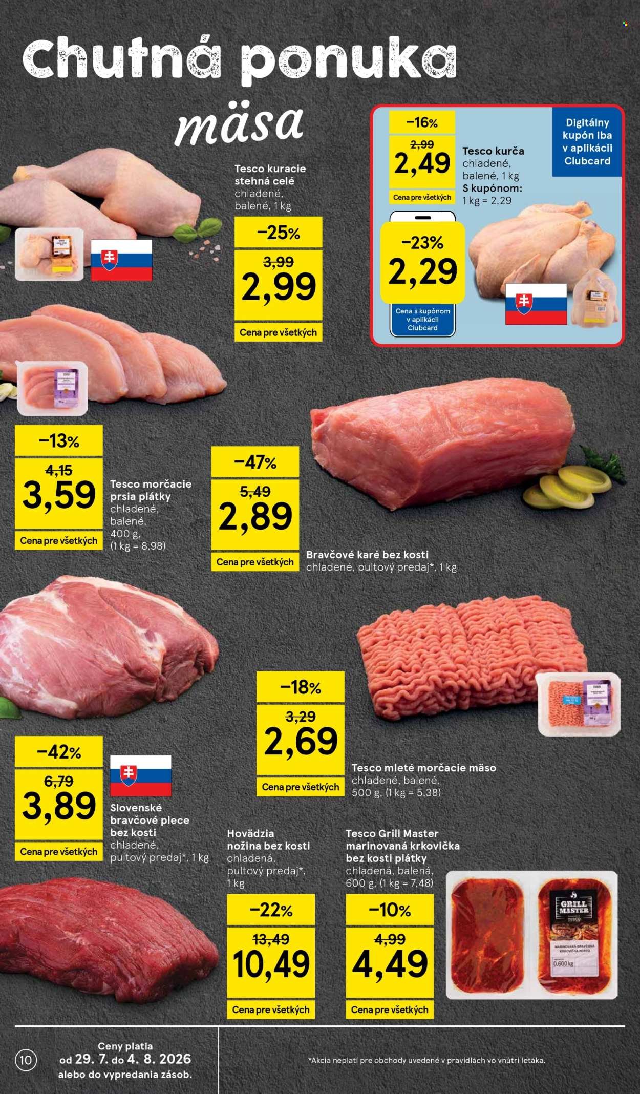 TESCO leták - Od stredy 29.7.2026