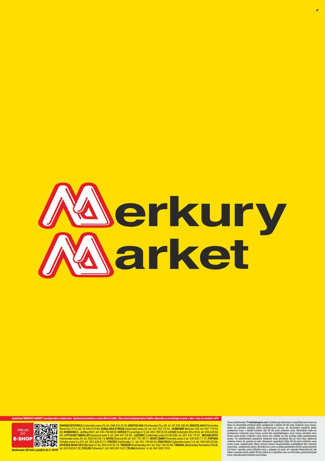 MERKURY MARKET leták - NÁBYTOK
