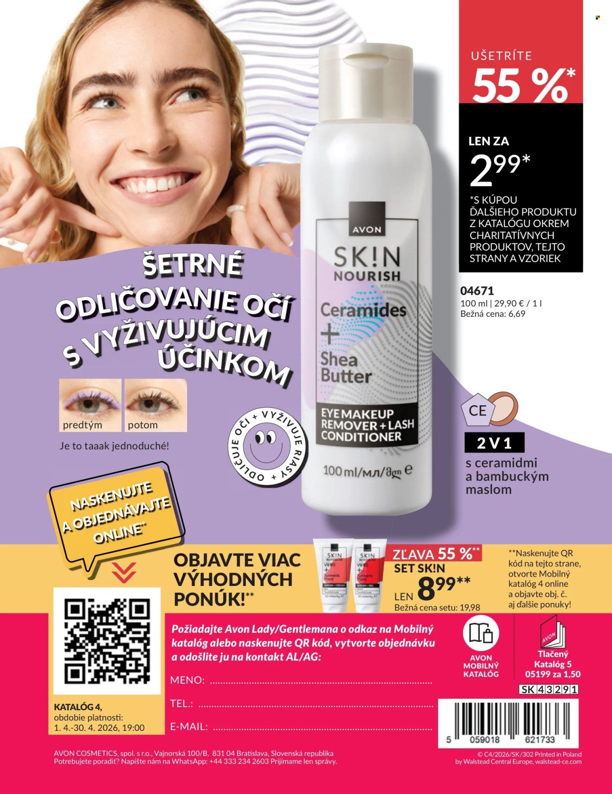 AVON leták - Kampaň 4 (2026-04-01 - 2026-04-30) | 180
