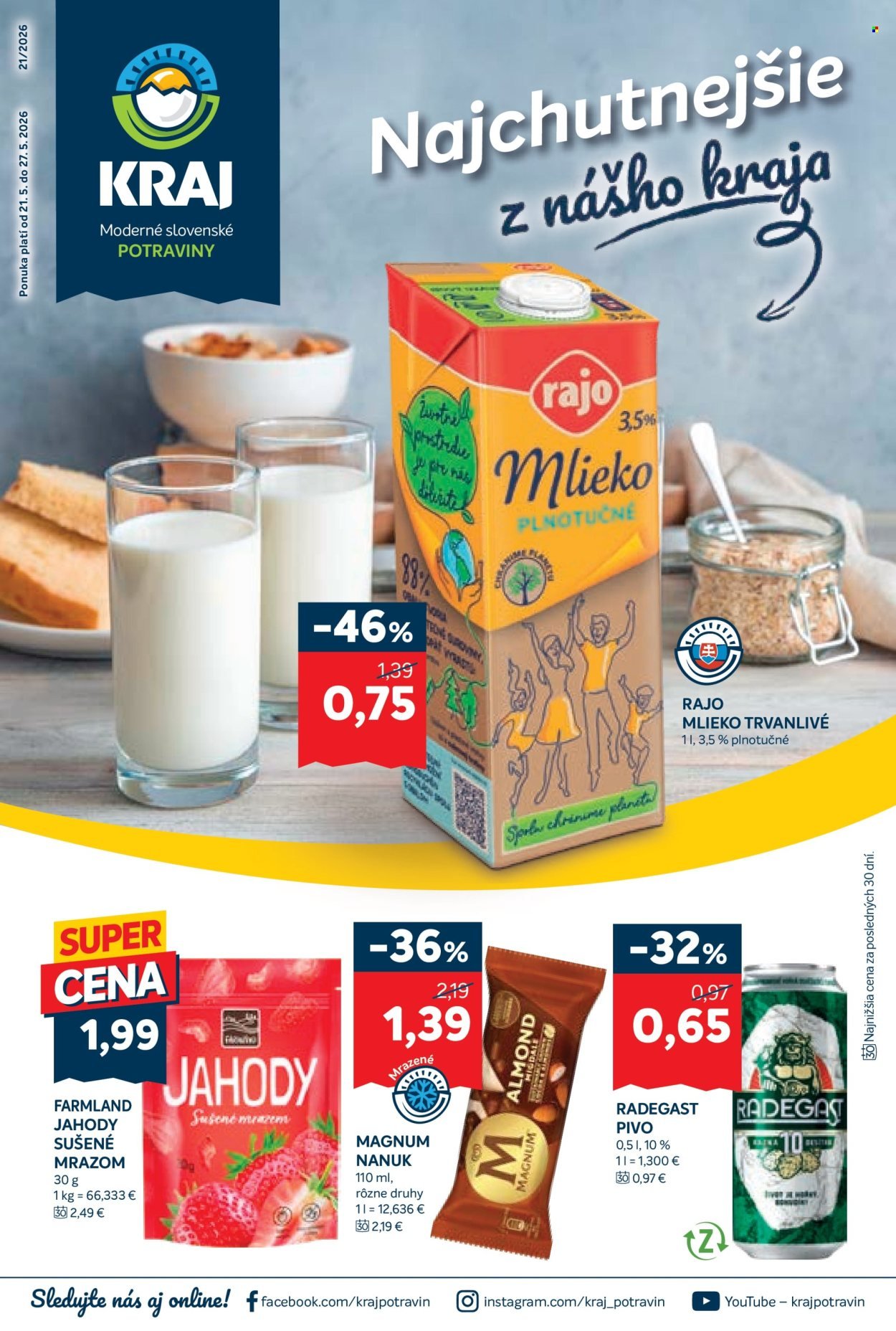 KRAJ leták - Od štvrtka 21.5.2026 (2026-05-21 - 2026-05-27) | 1