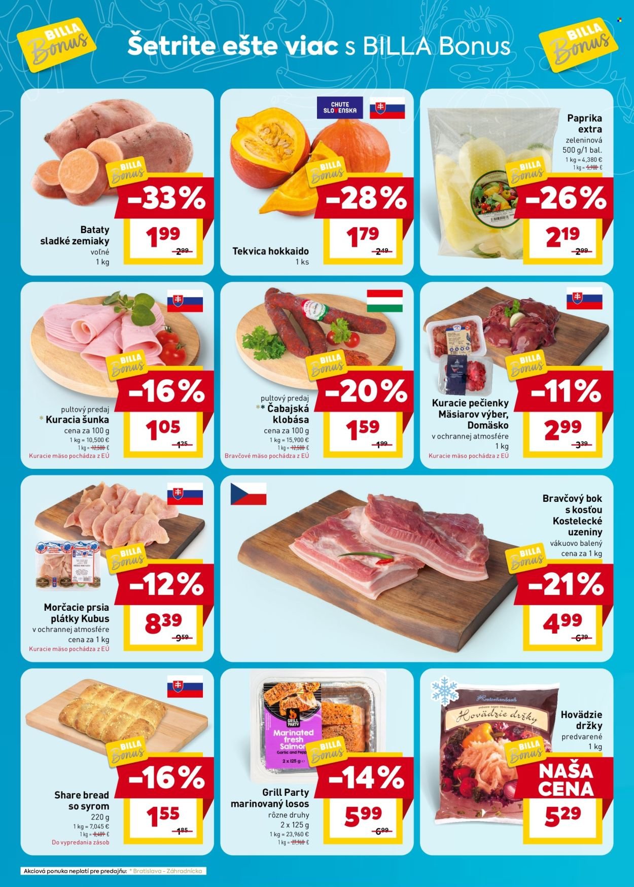 BILLA leták - Bonus leták