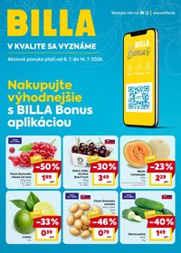 BILLA leták - Bonus leták