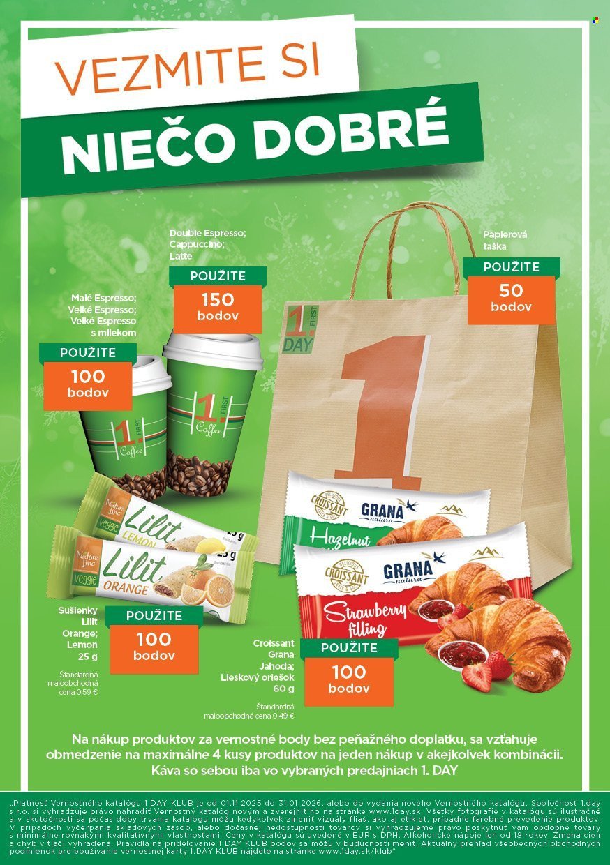 1DAY leták - Od soboty 1.11.2025 (2025-11-01 - 2026-01-31) | 8