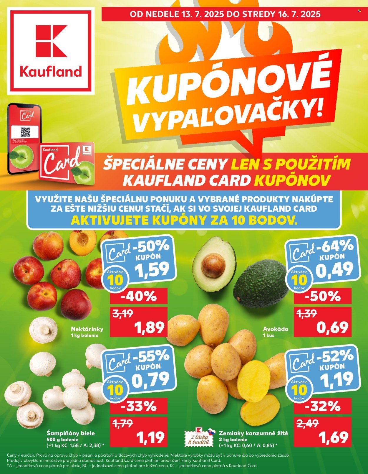 KAUFLAND leták - KUPÓNOVÉ VYPAĽOVAČKY! (2025-07-13 - 2025-07-16) | 1