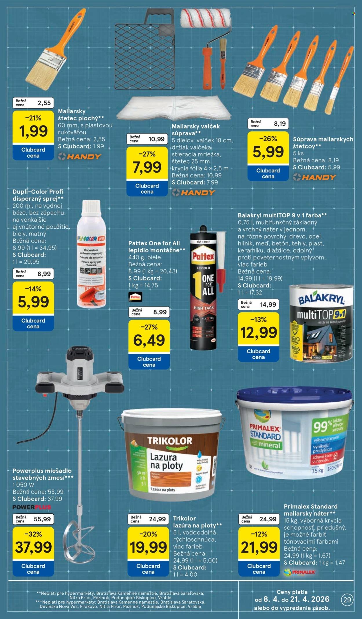 TESCO leták - Od stredy 8.4.2026 (2026-04-08 - 2026-04-14) | 29