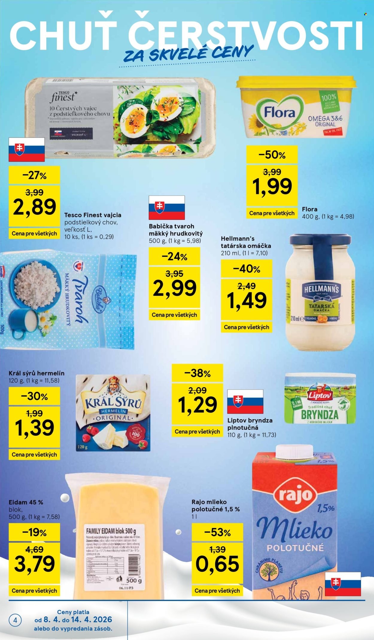 TESCO leták - Od stredy 8.4.2026 (2026-04-08 - 2026-04-14) | 4