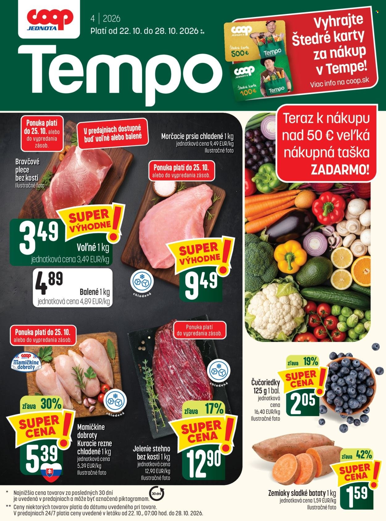COOP JEDNOTA leták - Od štvrtka 22.10.2026