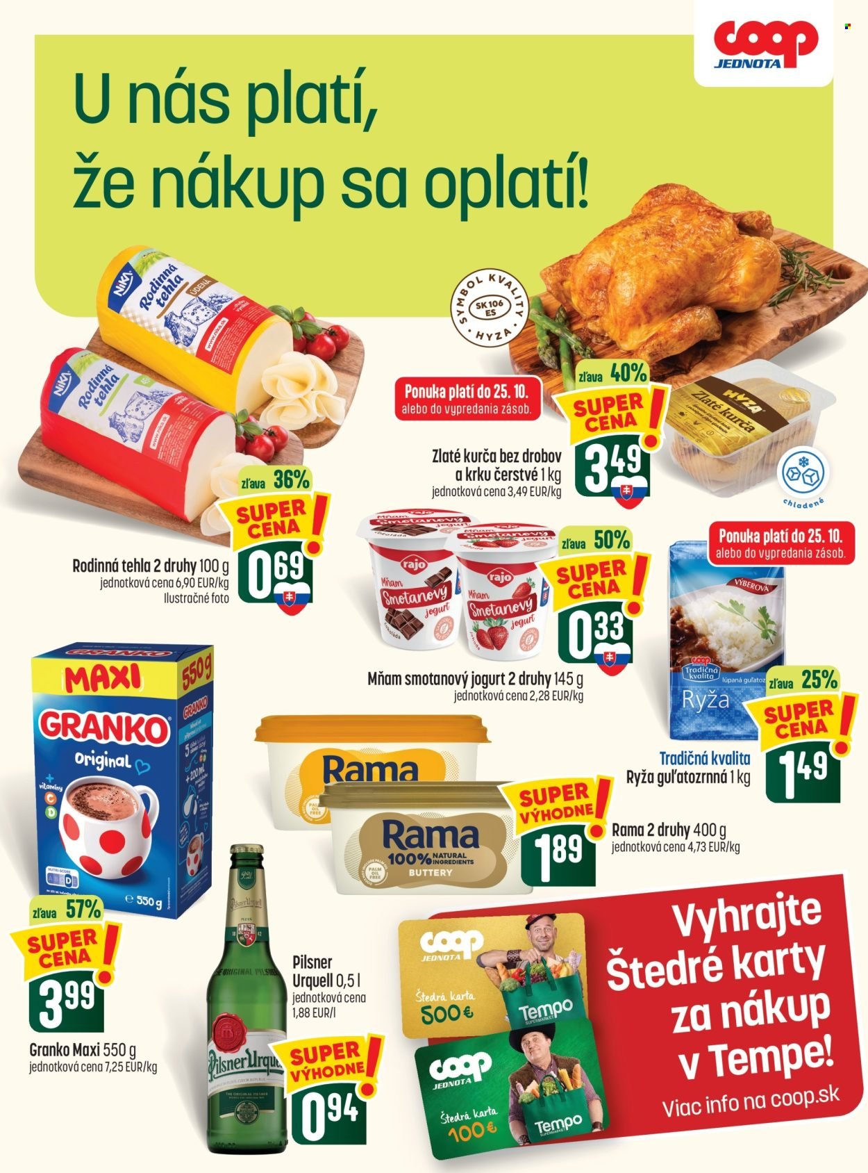 COOP JEDNOTA leták - Od štvrtka 22.10.2026
