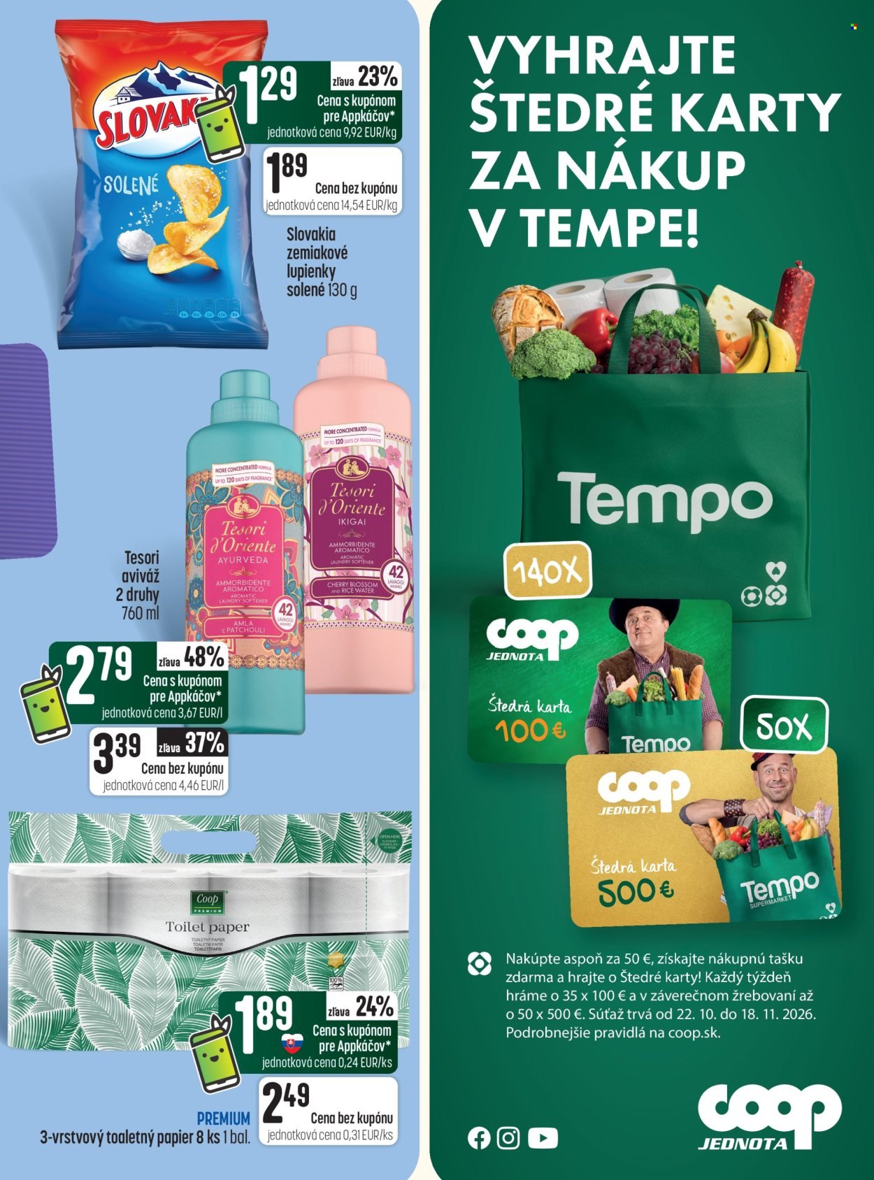 COOP JEDNOTA leták - Od štvrtka 22.10.2026