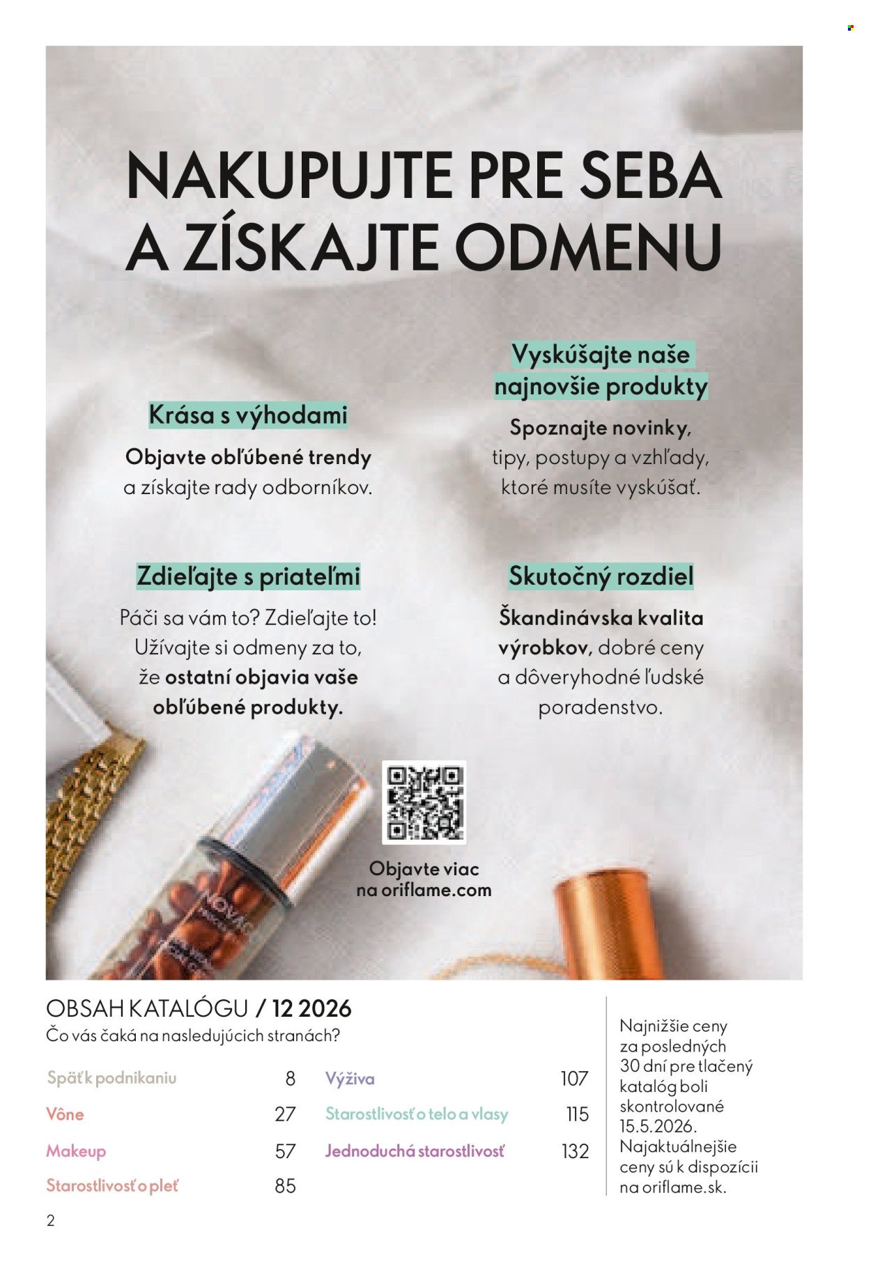 ORIFLAME leták - Katalóg 12