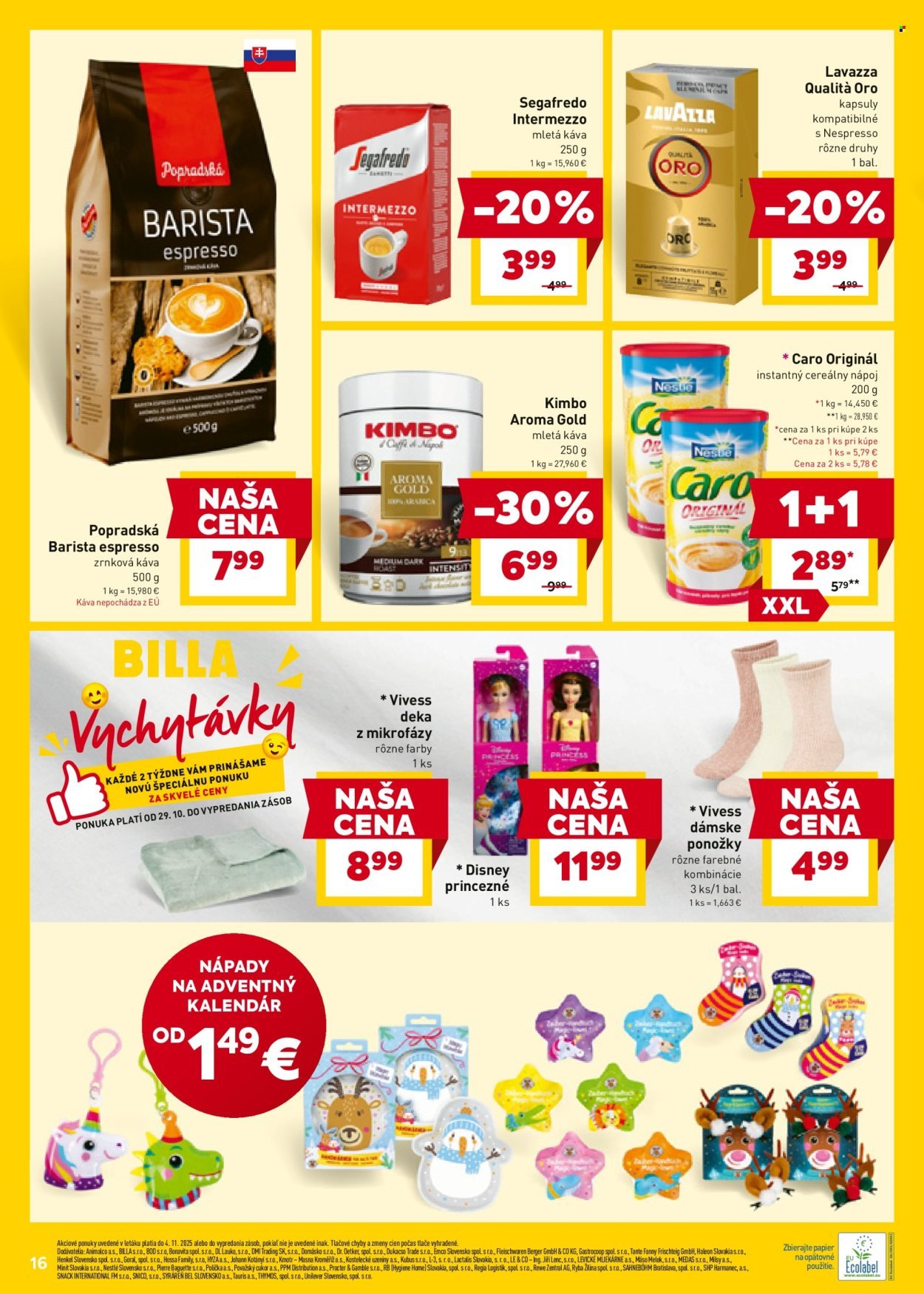 BILLA leták - Od stredy 29.10.2025 (2025-10-29 - 2025-11-04) | 16