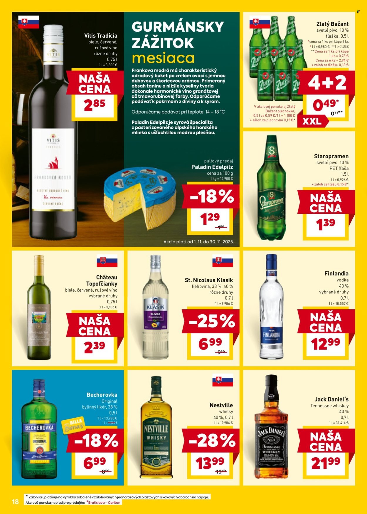 BILLA leták - Od stredy 29.10.2025 (2025-10-29 - 2025-11-04) | 18