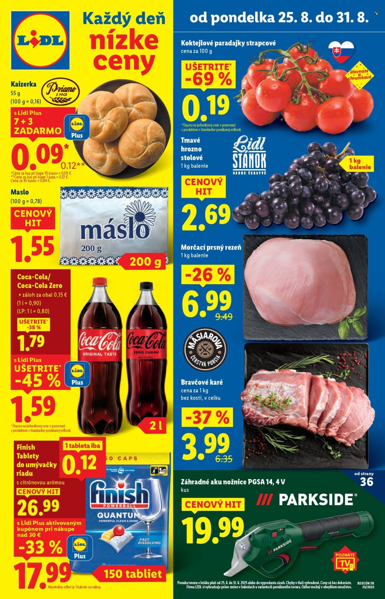 LIDL leták - Od pondelka 25.8.2025 (2025-08-25 - 2025-08-31) | 1