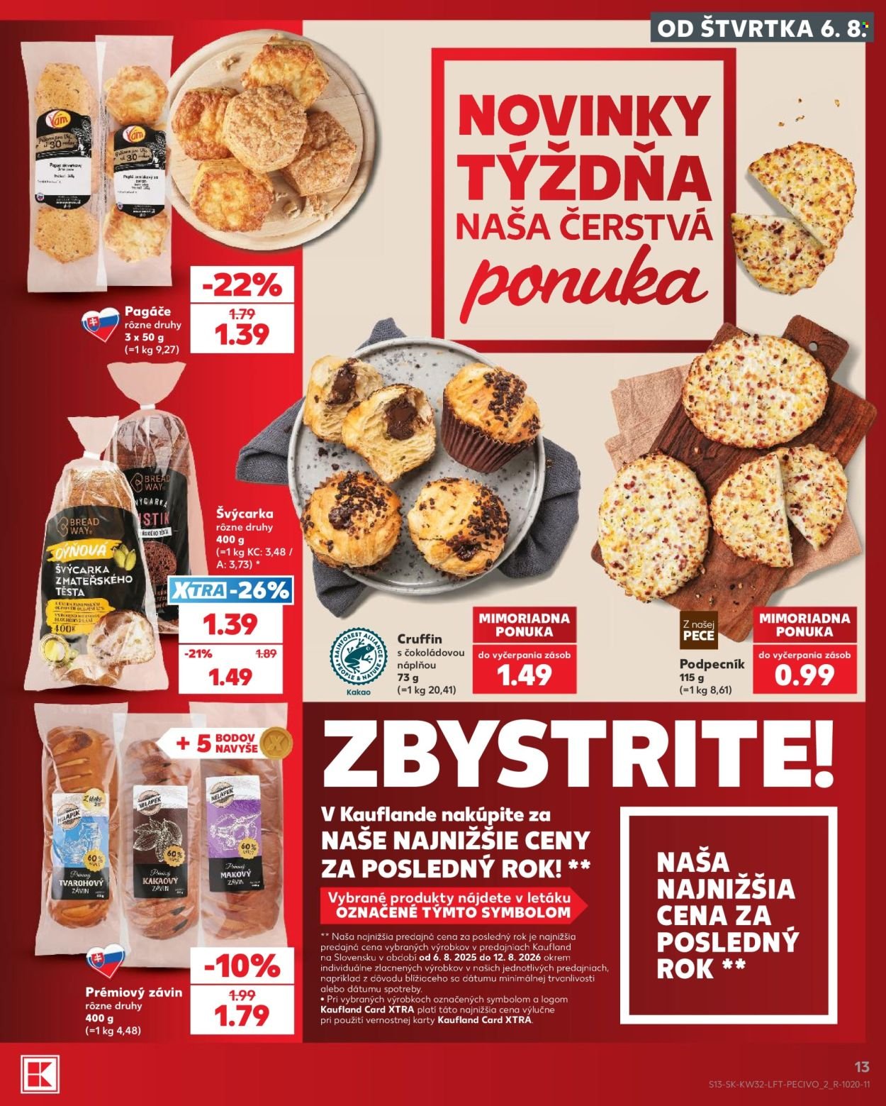 KAUFLAND leták - Od štvrtka 6.8.2026