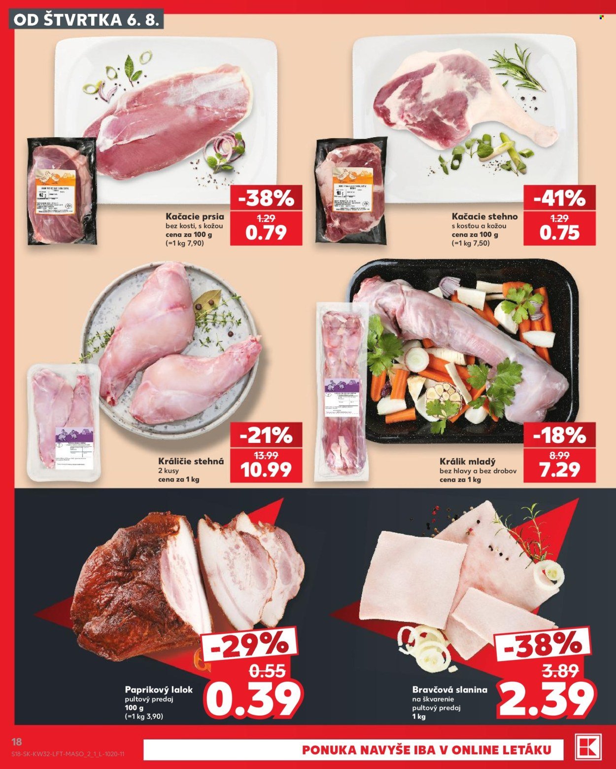 KAUFLAND leták - Od štvrtka 6.8.2026