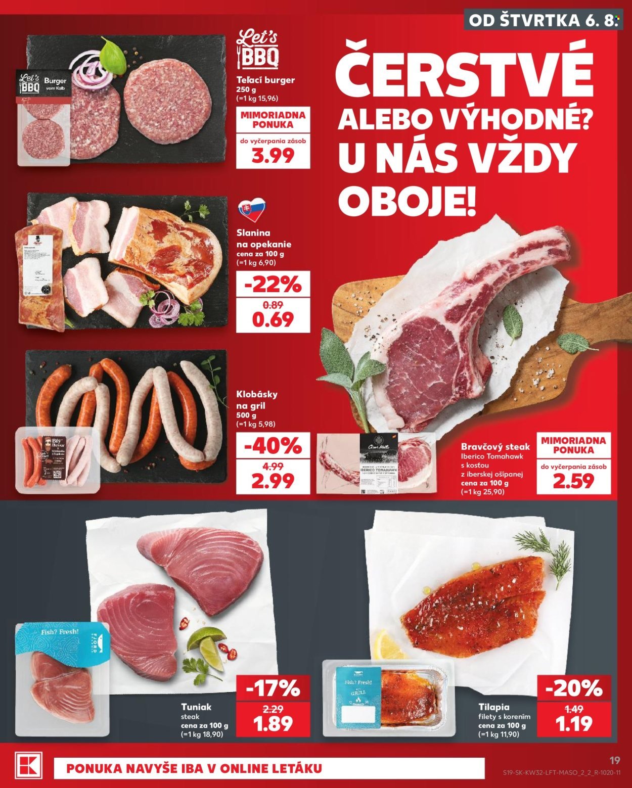 KAUFLAND leták - Od štvrtka 6.8.2026