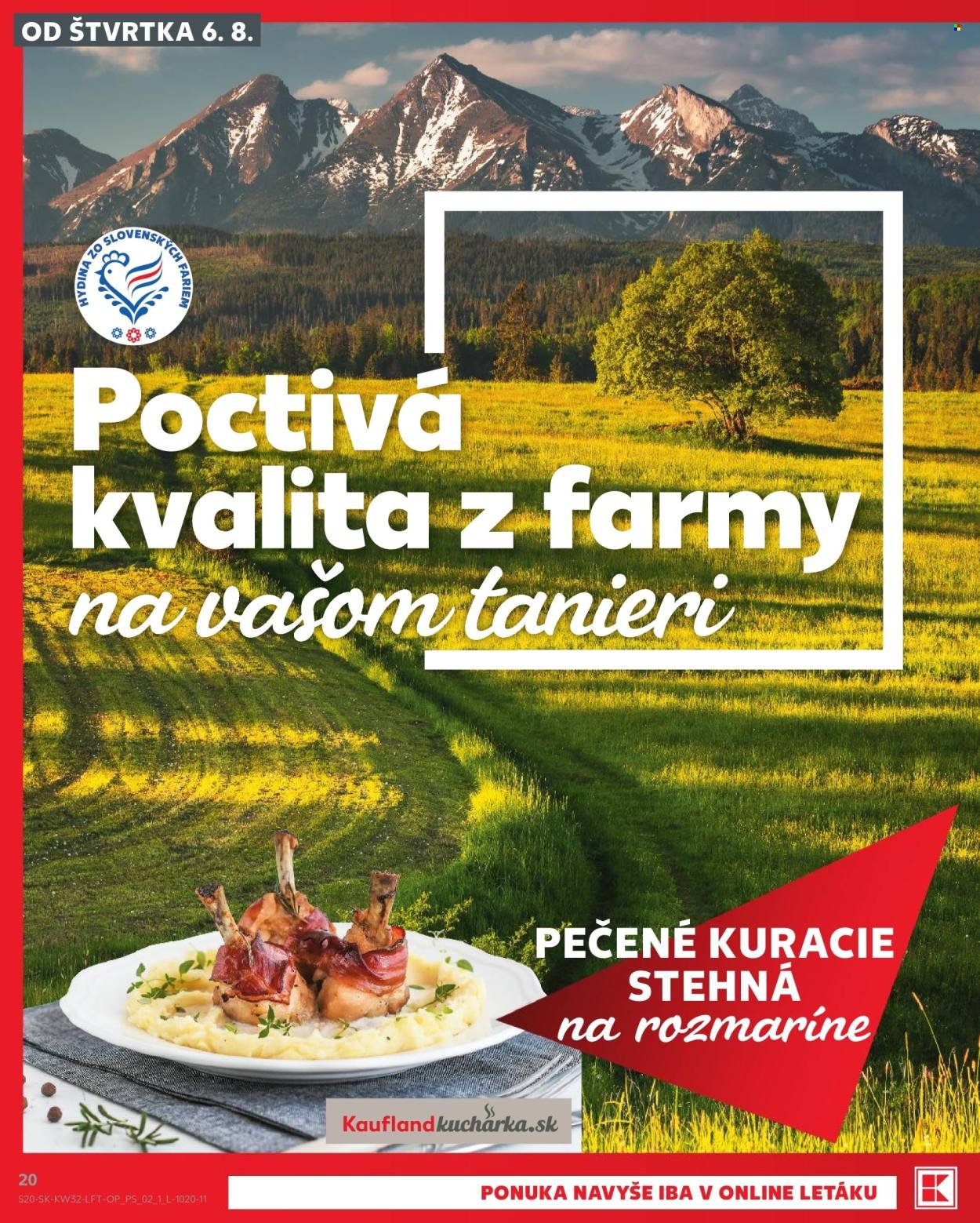 KAUFLAND leták - Od štvrtka 6.8.2026