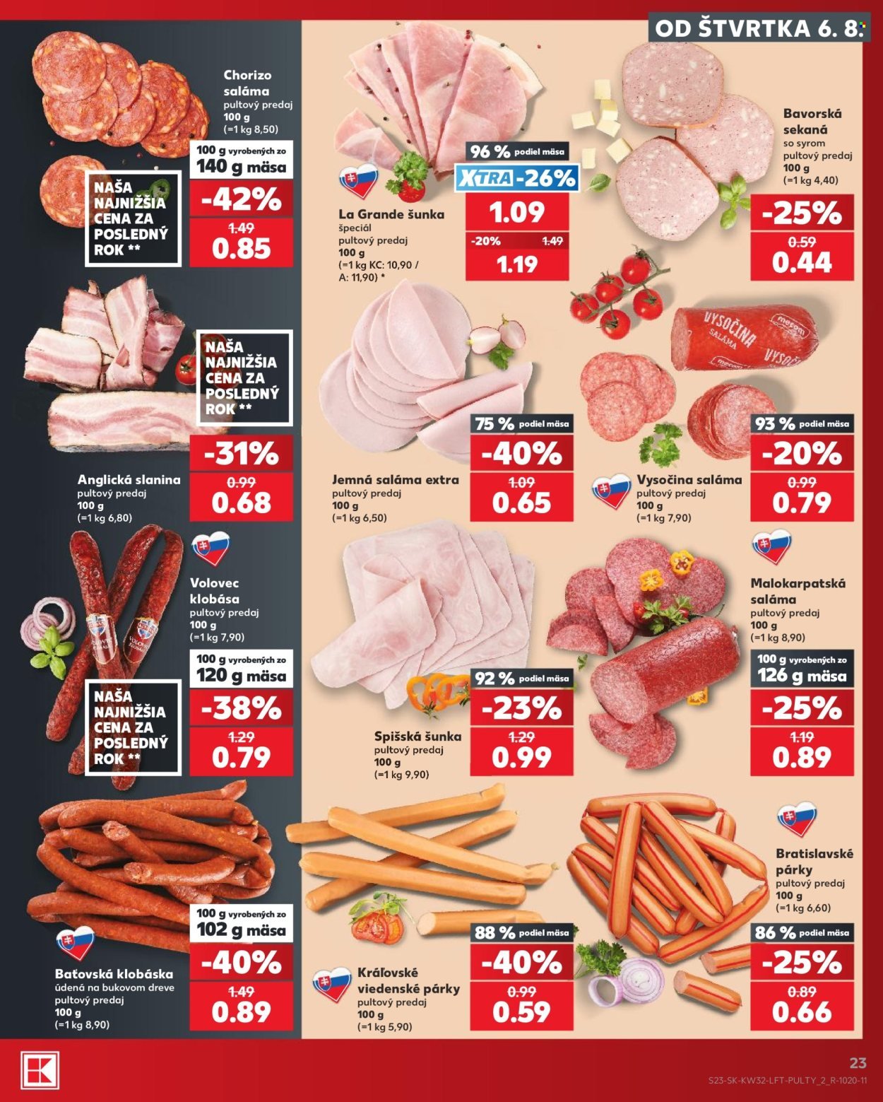 KAUFLAND leták - Od štvrtka 6.8.2026