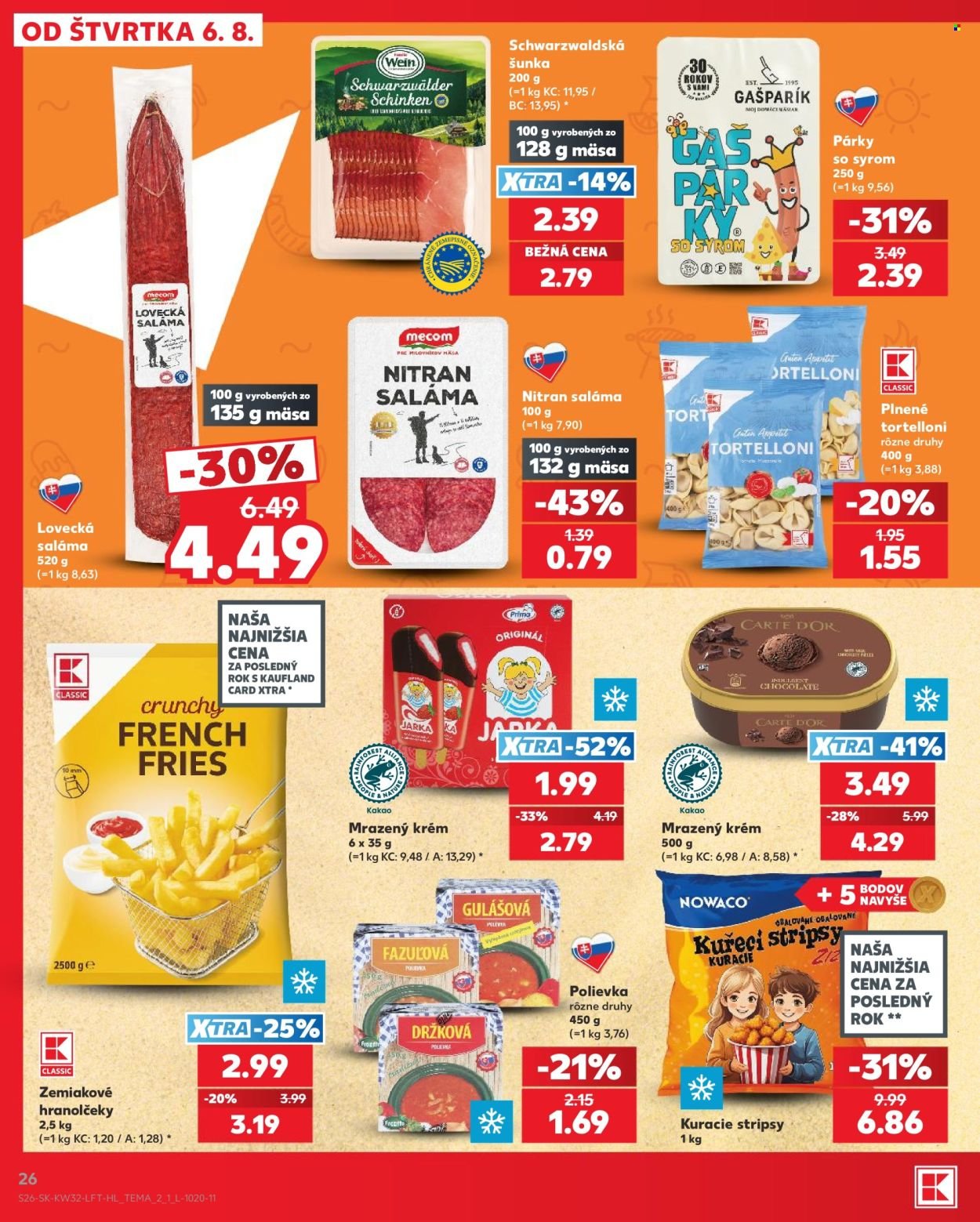KAUFLAND leták - Od štvrtka 6.8.2026
