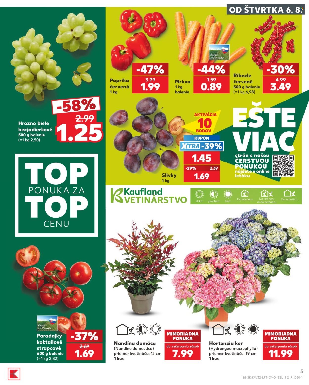 KAUFLAND leták - Od štvrtka 6.8.2026