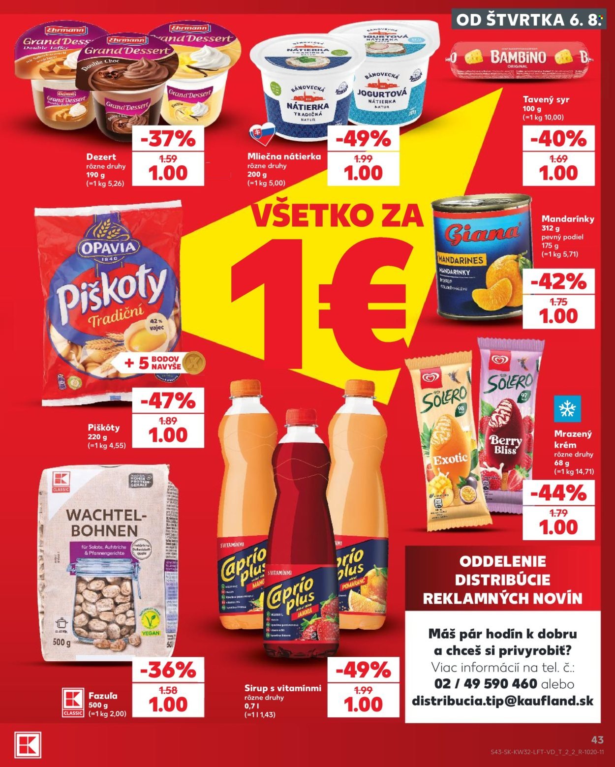 KAUFLAND leták - Od štvrtka 6.8.2026