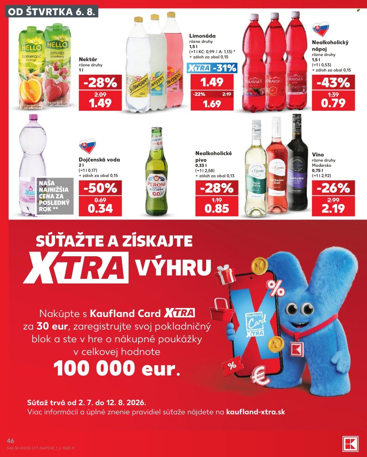 KAUFLAND leták - Od štvrtka 6.8.2026